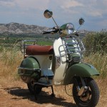LML STAR 125cc scooter at les Baux de Provence